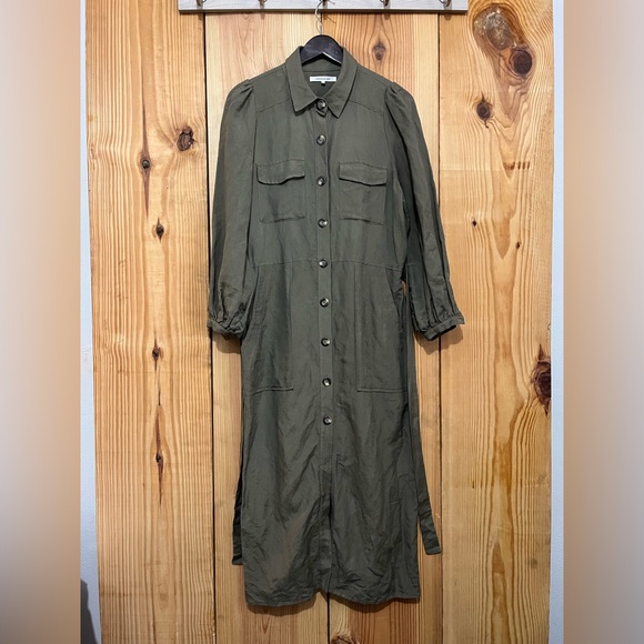 Emerson Fry Olive Midi Dress - Picture 2 of 14